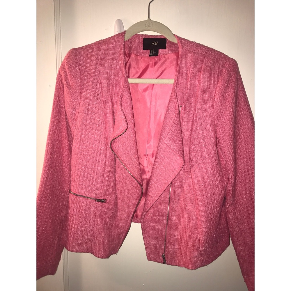 Pink, "Jackie O. Style" Blazer - Gently Worn Once